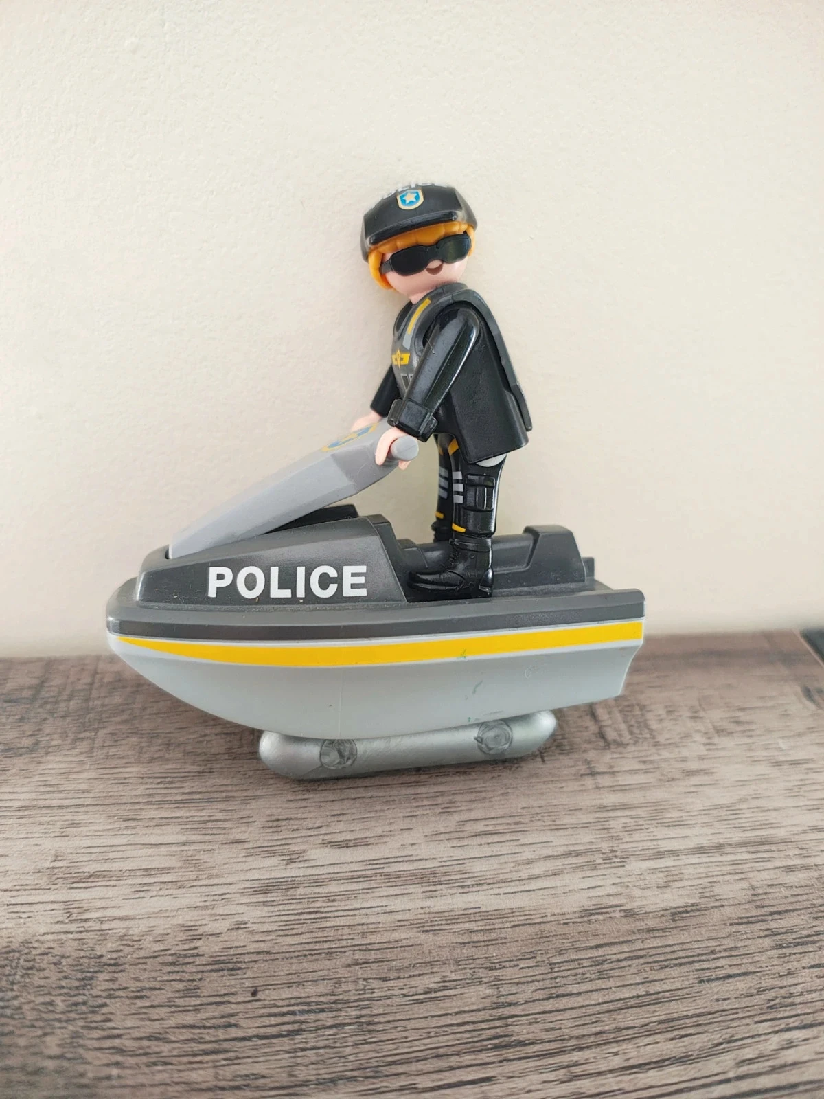 Lot playmobil jet ski de police + policier